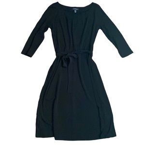 Lands End Black Dress